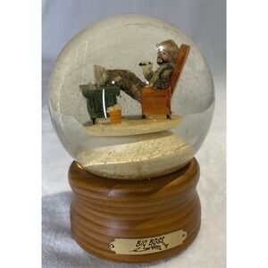 Vintage Limited Edition Flambro Emmett Kelly Jr "Big Boss" Musical Snow Globe